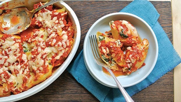 Filled with love: Artichoke Cheese Stuffed Shells combine best of potluck, supper Filled with love: Artichoke Cheese Stuffed Shells combine best of potluck, supper