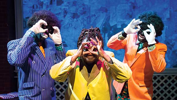 Trapped in a traveling minstrel show Trapped in a traveling minstrel show