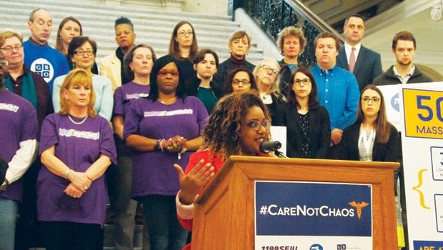 Massachusetts residents cry out against loss of Affordable Care Act Massachusetts residents cry out against loss of Affordable Care Act