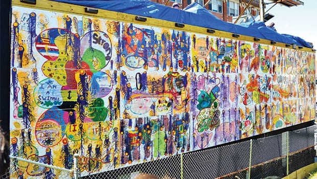 Community building: Student-made mural celebrates art and diversity Community building: Student-made mural celebrates art and diversity
