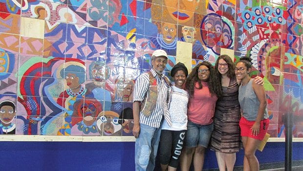 Roxbury Rhapsody mural debuts in Bolling Building Roxbury Rhapsody mural debuts in Bolling Building