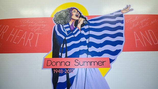 Disco diva Donna Summer immortalized in Burke High School mural Disco diva Donna Summer immortalized in Burke High School mural