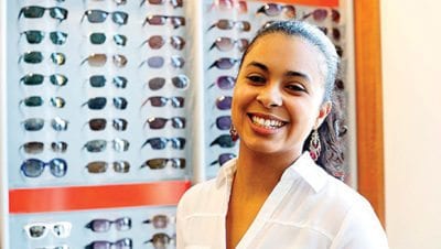 Opticianry students gain a clearer vision for career success