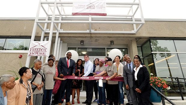 Renovations completed on Freedom House Renovations completed on Freedom House
