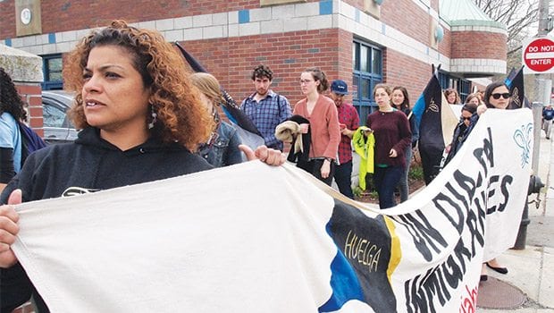 Immigrant activists rally to protest detention, deportation Immigrant activists rally to protest detention, deportation