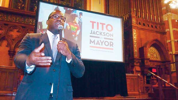 Jackson outlines mayoral platform