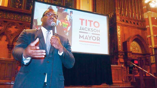 Jackson outlines mayoral platform Jackson outlines mayoral platform