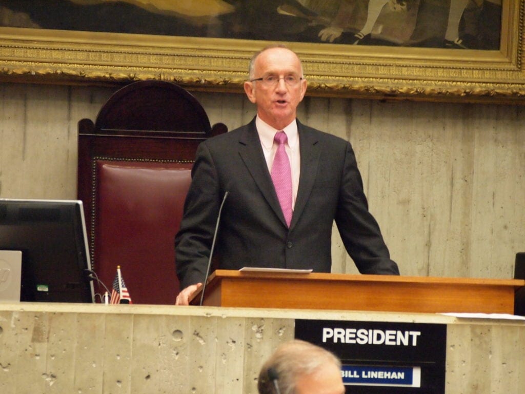City Council President Bill Linehan is bailing out on this year’s Saint Patrick’s Day Breakfast City Council President Bill Linehan is bailing out on this year’s Saint Patrick’s Day Breakfast