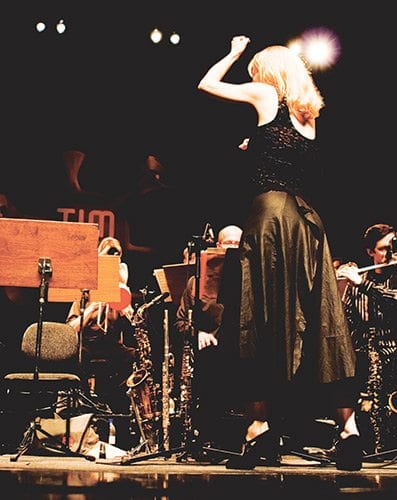 Composer Maria Schneider swings into Hub with band Composer Maria Schneider swings into Hub with band