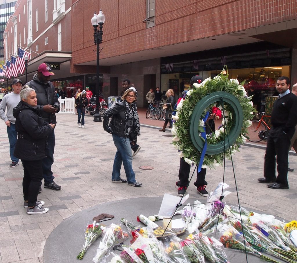 A scene in Downtown Crossing A scene in Downtown Crossing