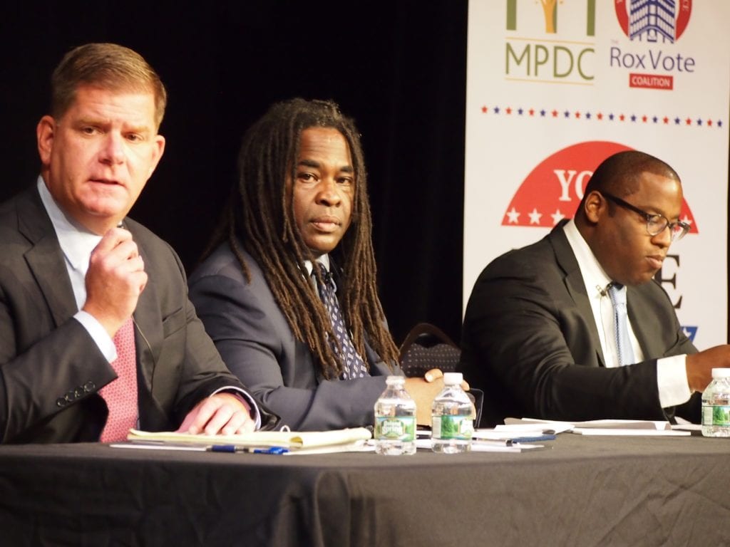 Jackson, Walsh debate live from Dudley Square Jackson, Walsh debate live from Dudley Square
