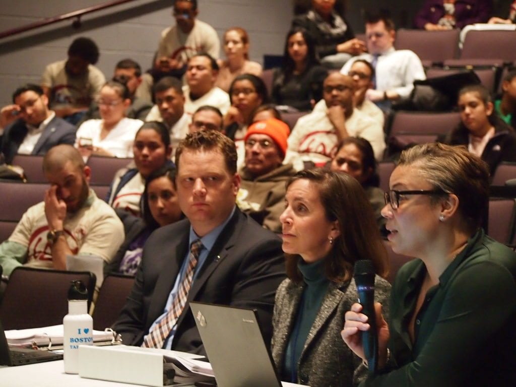 Boston Public School officials, Committee debate school funding, cuts Boston Public School officials, Committee debate school funding, cuts