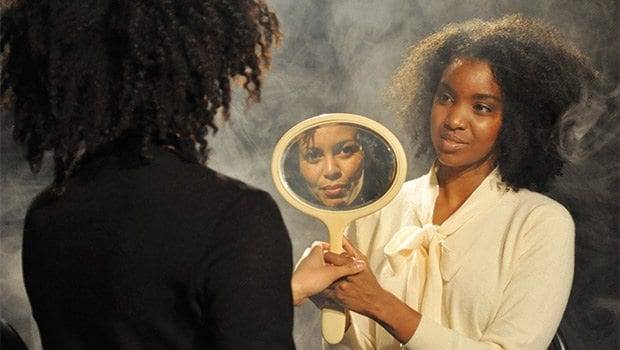 The photos of Carrie Mae Weems are on display at the Ethelbert Cooper Gallery through Jan. 7