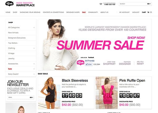 USTrendy.com – an Indie Fashion Marketplace for new designers USTrendy.com – an Indie Fashion Marketplace for new designers