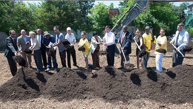 Mayor, local activists break ground on new Roxbury farm plot under city’s new commercial farm zoning Mayor, local activists break ground on new Roxbury farm plot under city’s new commercial farm zoning