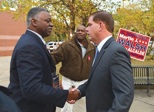Blacks, Latinos split support between John Connolly, Marty Walsh in Boston mayor’s race