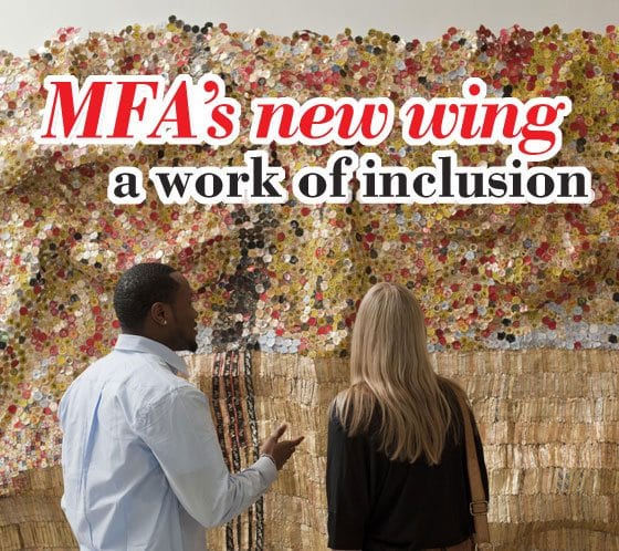 The Musuem of Fine Arts recently unveiled its new expansion project that showcases art from the mid-50s.