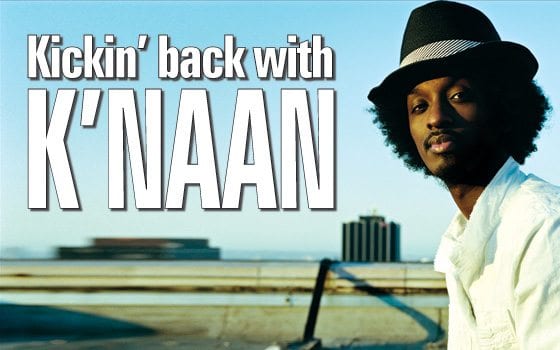Somalian born K’Naan Warsame raps with a unique blend of reggae, soul, funk and hip hop
