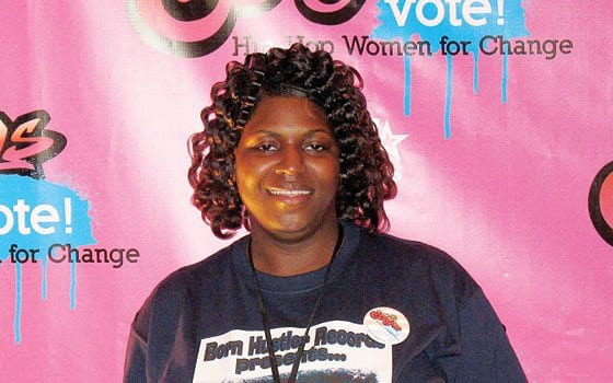 Katrina survivor Rivers steps her rap game up Katrina survivor Rivers steps her rap game up