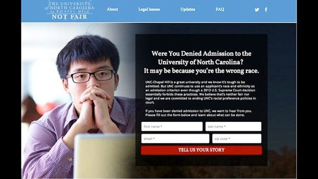 Anti-affirmative action activist targets Asians