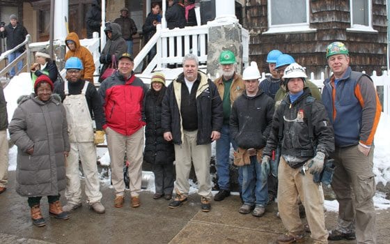 Community Voices: ‘No House Left Behind,’ say volunteers in Grove Hall ‘Barnraising’