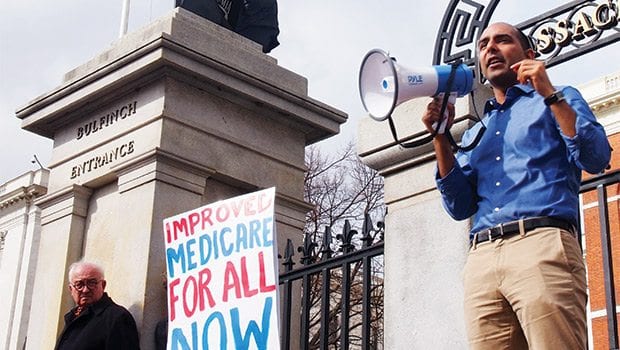 Doctors protest Trump’s planned ACA repeal in front of Boston State House Doctors protest Trump’s planned ACA repeal in front of Boston State House