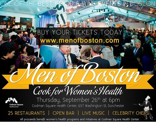 Men of Boston Cook for Women’s health