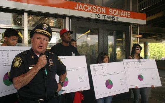 MBTA police promise to mend relationship with teens MBTA police promise to mend relationship with teens