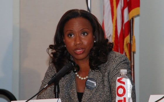 Out front: Ayanna Pressley ready to make history