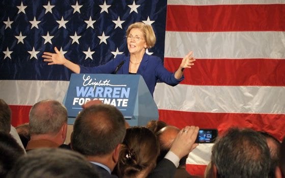 Harvard Professor Elizabeth Warren scores a stunning upset over U.S. Senator Scott Brown Harvard Professor Elizabeth Warren scores a stunning upset over U.S. Senator Scott Brown