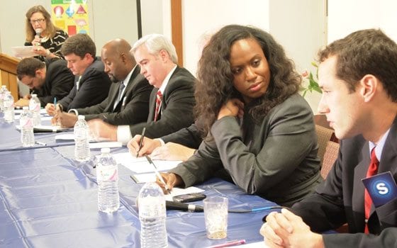 Council candidates push anti-busing agenda Council candidates push anti-busing agenda