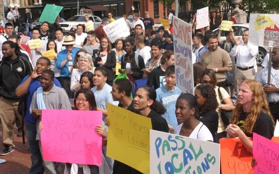 Students to pols: Hub schools need funding Students to pols: Hub schools need funding