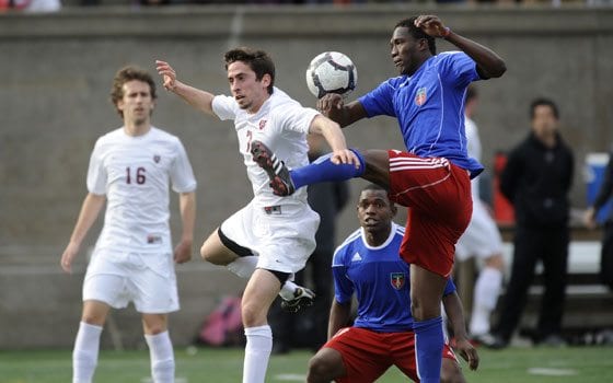 Haitian national soccer team takes on Harvard Haitian national soccer team takes on Harvard