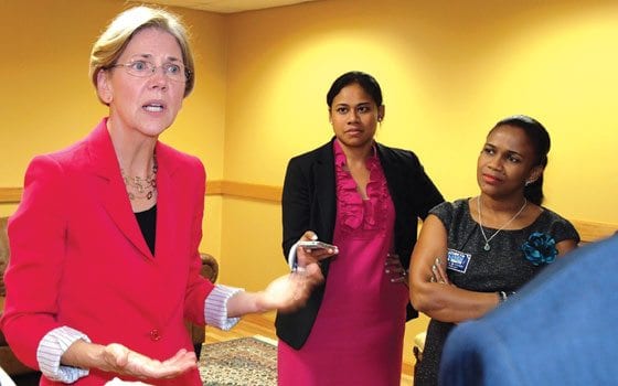 Warren’s campaign message resonates with black voters