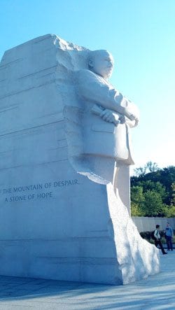 D.C. memorial dedicated to MLK and his vision