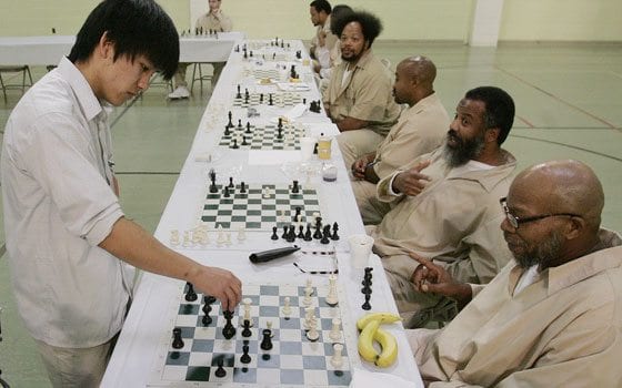 N.J. inmates checkmate students in chess match