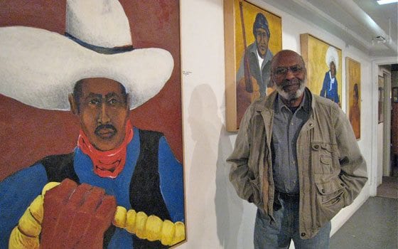 Artist paints black history Artist paints black history