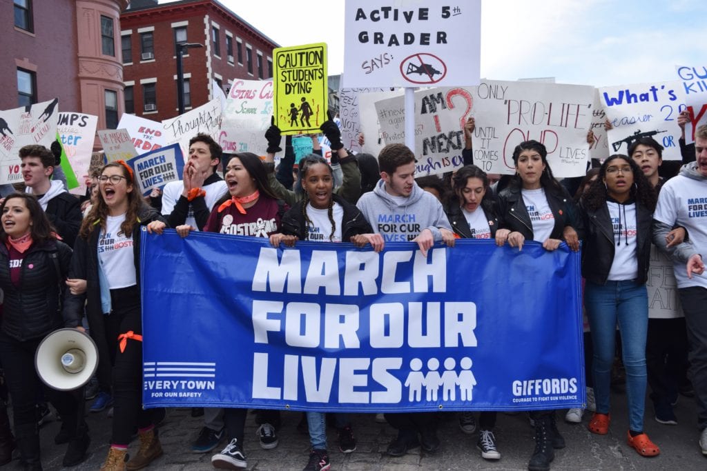 Thousands march on Common to demand gun control Thousands march on Common to demand gun control