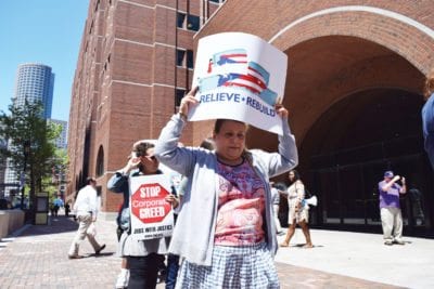 Mass. activists continue to demand PR debt relief