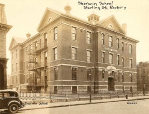 The Sherwin School was razed for the construction of the Madison Park campus. photo: Del Brook E. Binns
