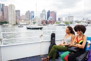 Boston Harbor Now’s community cruises give neighborhood residents a tour of the harbor islands. Photos: courtesy Boston Harbor Now