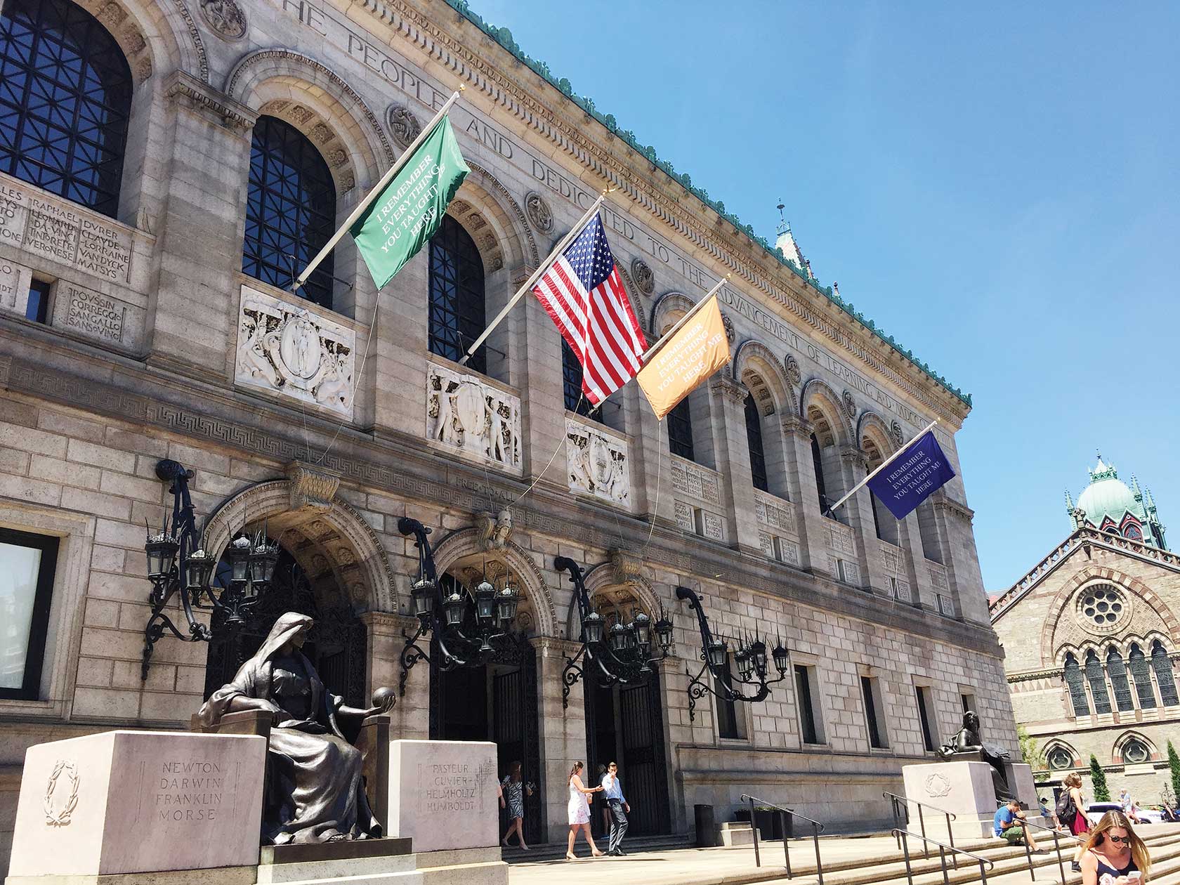 Boston Public Library Courtyard Tea Room Courtyard Tea