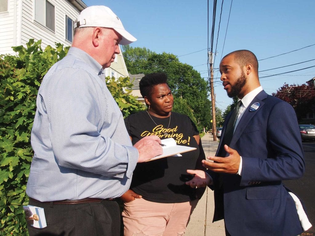 Challengers hit streets in 14th Suffolk District race Challengers hit streets in 14th Suffolk District race
