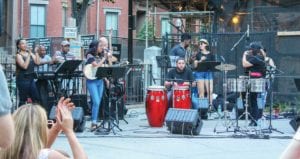 The Tito Puente Latin Music Series in the South End. Photo: Celina Colby
