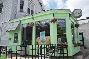 Juicygreens juice bar and cafe at 61 South St. Banner Photo