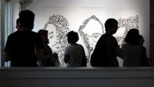 Installation view, “Resistant Currents,” Mills Gallery, Boston Center for the Arts. Photo: Melissa Blackall
