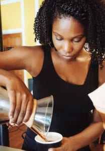 Co-owner of Ripple Cafe Elle Ducheine plan to have the new location on Dorchester Avenue, beside Ashmont station, open next month. Photo: courtesy James Guerrier and Elle Ducheine