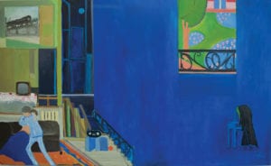 Alexandra Rozenman’s “Falling in Love With Matisse” from a series titled “Transplanted.” photo: Courtesy Fountain Street Gallery