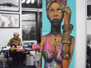 Artists and entrepreneurs share space in the newly-renovated building. Photo: Karen Morales
