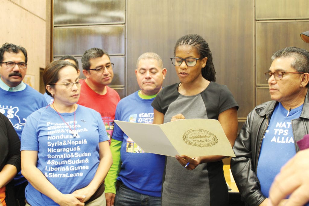 Immigrants seek city’s support in securing status Immigrants seek city’s support in securing status